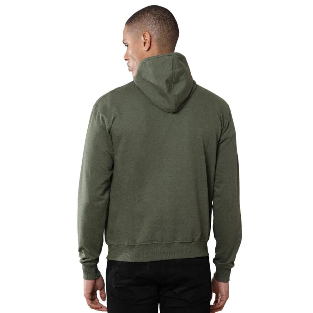 Greys&Blues Rocky Hoodie with Zip- Olive Green